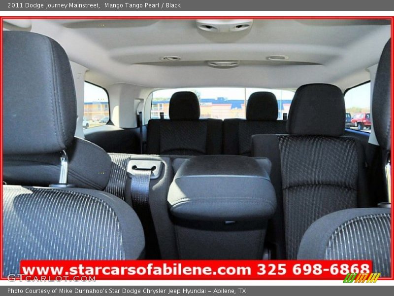 Mango Tango Pearl / Black 2011 Dodge Journey Mainstreet