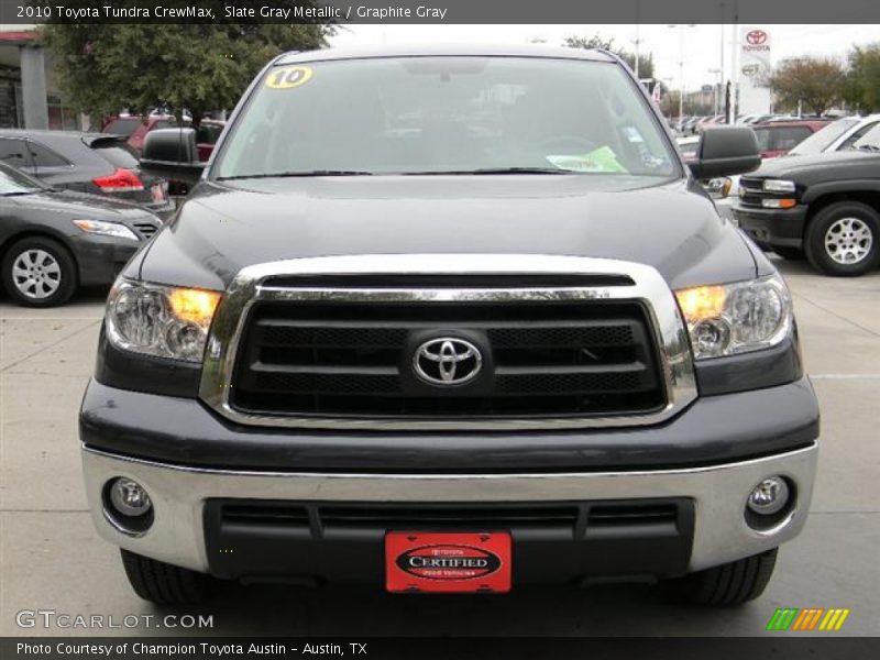 Slate Gray Metallic / Graphite Gray 2010 Toyota Tundra CrewMax