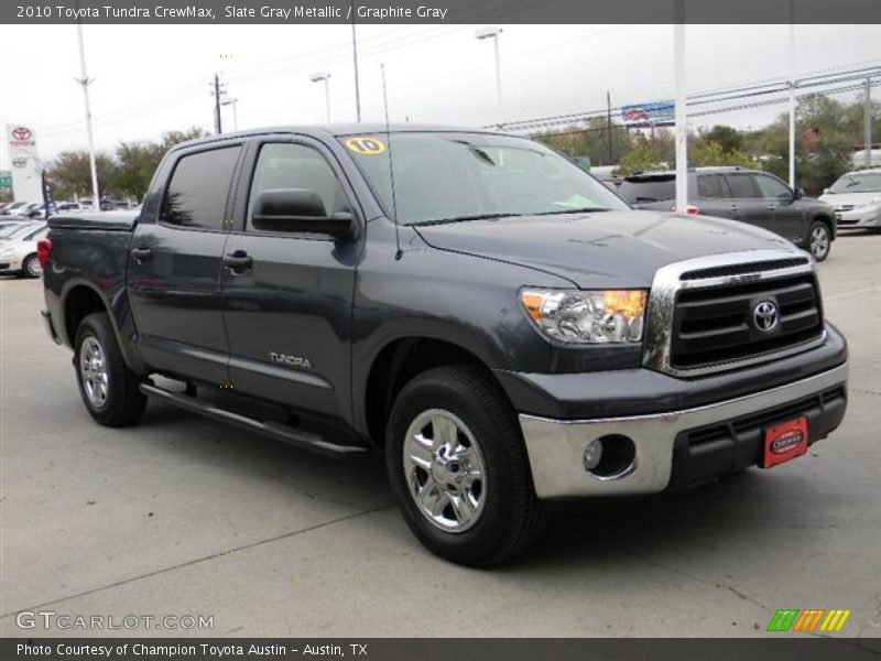 Slate Gray Metallic / Graphite Gray 2010 Toyota Tundra CrewMax