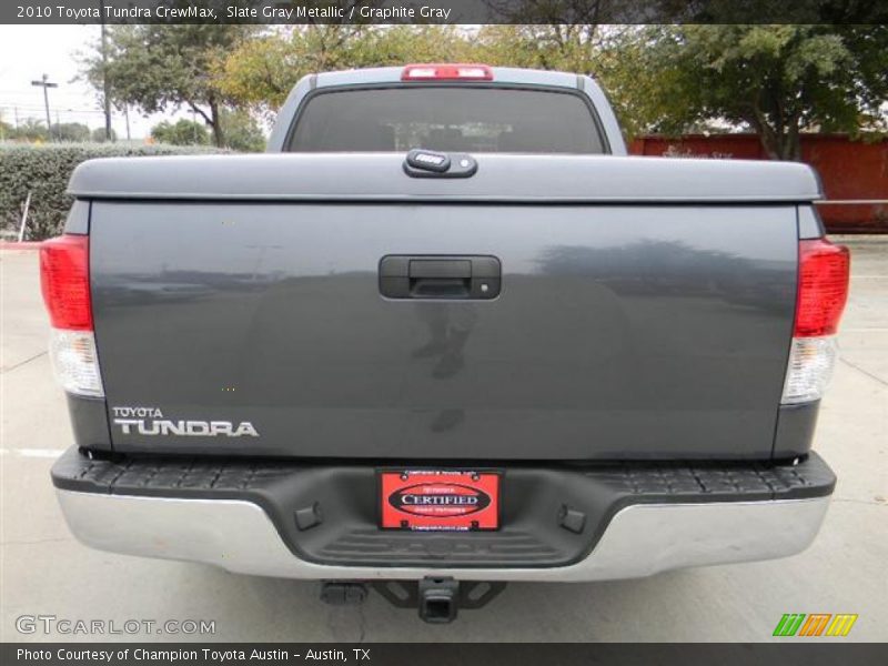 Slate Gray Metallic / Graphite Gray 2010 Toyota Tundra CrewMax
