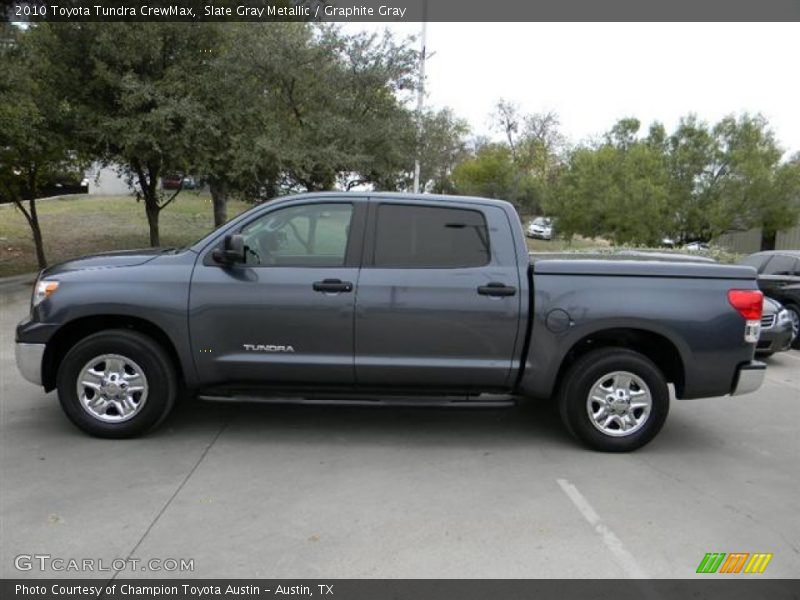Slate Gray Metallic / Graphite Gray 2010 Toyota Tundra CrewMax