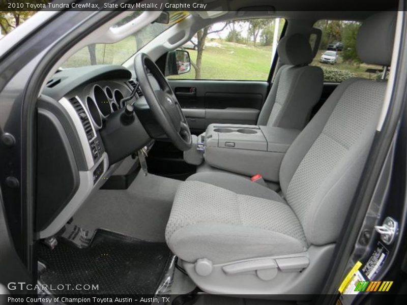 2010 Tundra CrewMax Graphite Gray Interior