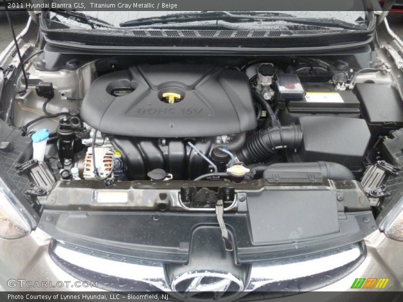 Titanium Gray Metallic / Beige 2011 Hyundai Elantra GLS