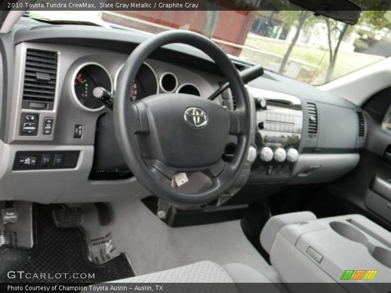 Slate Gray Metallic / Graphite Gray 2010 Toyota Tundra CrewMax