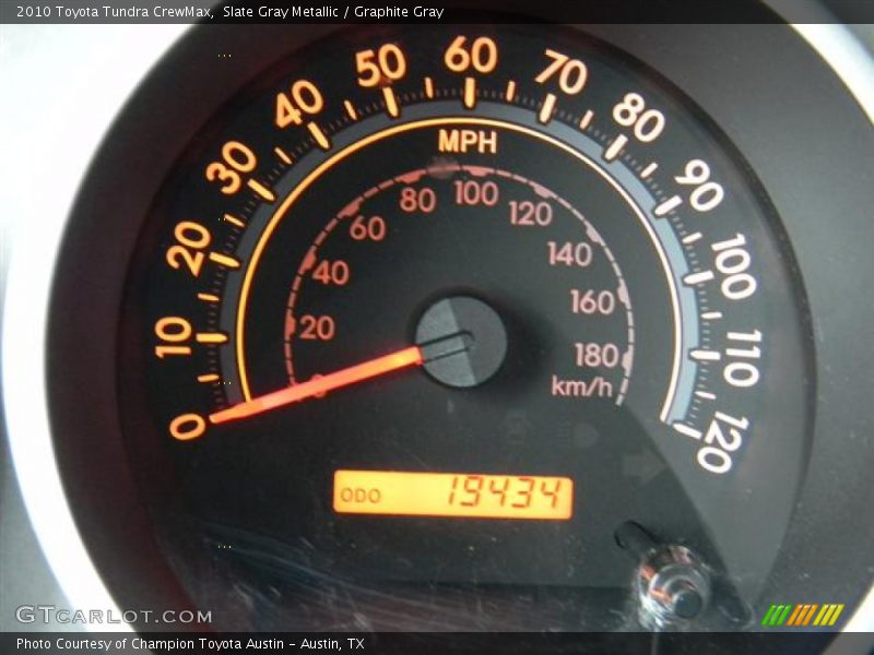 Slate Gray Metallic / Graphite Gray 2010 Toyota Tundra CrewMax