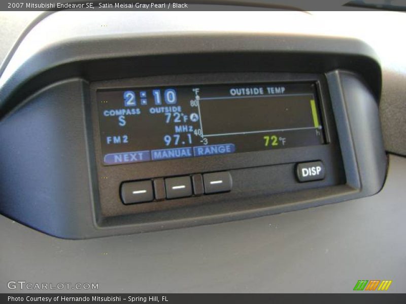 Satin Meisai Gray Pearl / Black 2007 Mitsubishi Endeavor SE