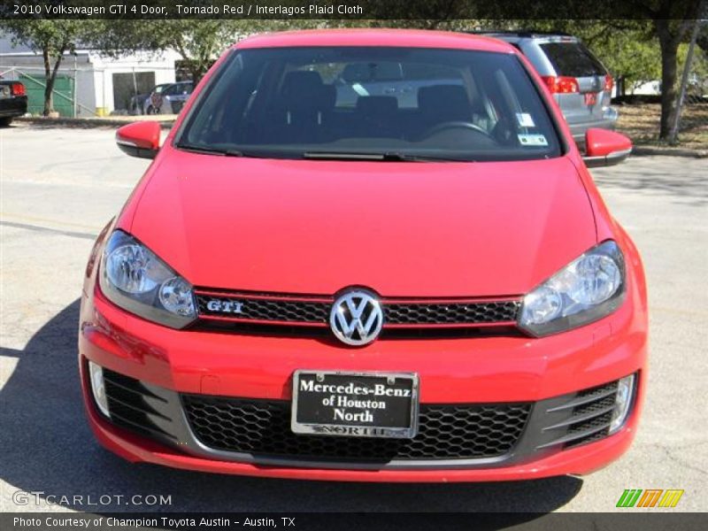 Tornado Red / Interlagos Plaid Cloth 2010 Volkswagen GTI 4 Door