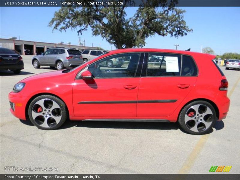  2010 GTI 4 Door Tornado Red