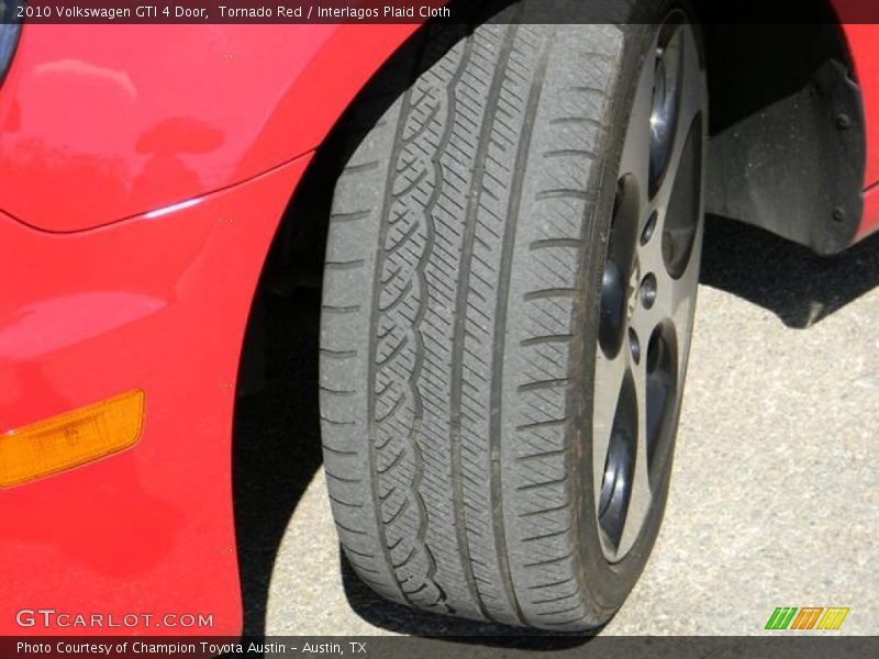 Tornado Red / Interlagos Plaid Cloth 2010 Volkswagen GTI 4 Door