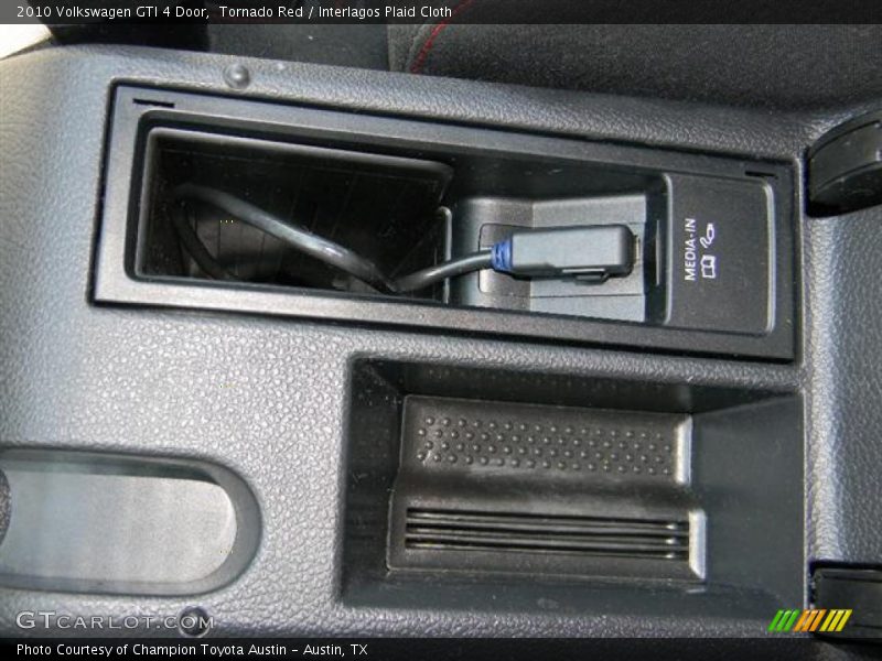 Tornado Red / Interlagos Plaid Cloth 2010 Volkswagen GTI 4 Door