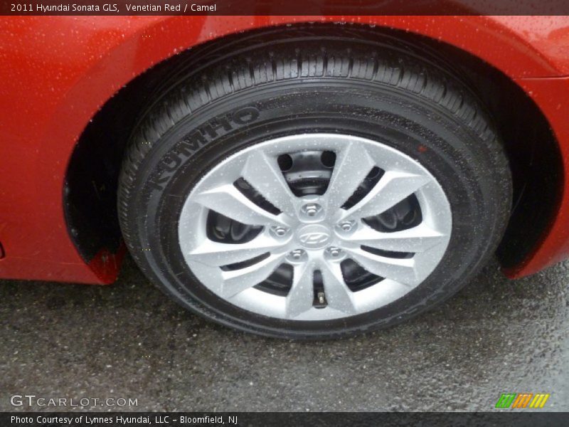 Venetian Red / Camel 2011 Hyundai Sonata GLS