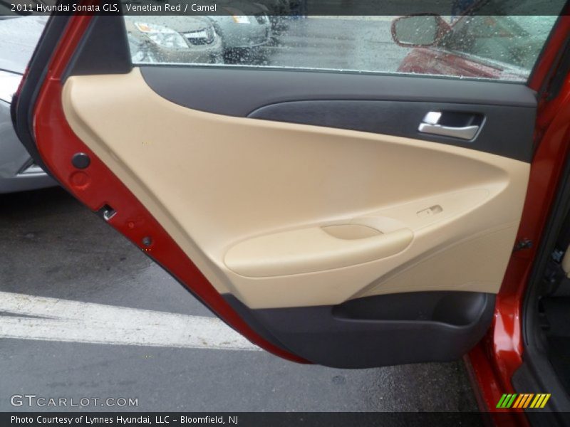 Venetian Red / Camel 2011 Hyundai Sonata GLS