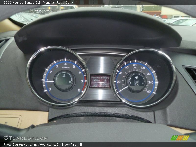 Venetian Red / Camel 2011 Hyundai Sonata GLS