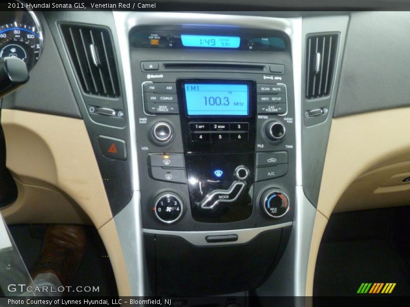 Venetian Red / Camel 2011 Hyundai Sonata GLS