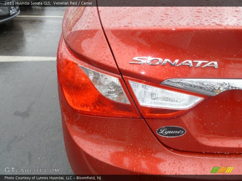 Venetian Red / Camel 2011 Hyundai Sonata GLS