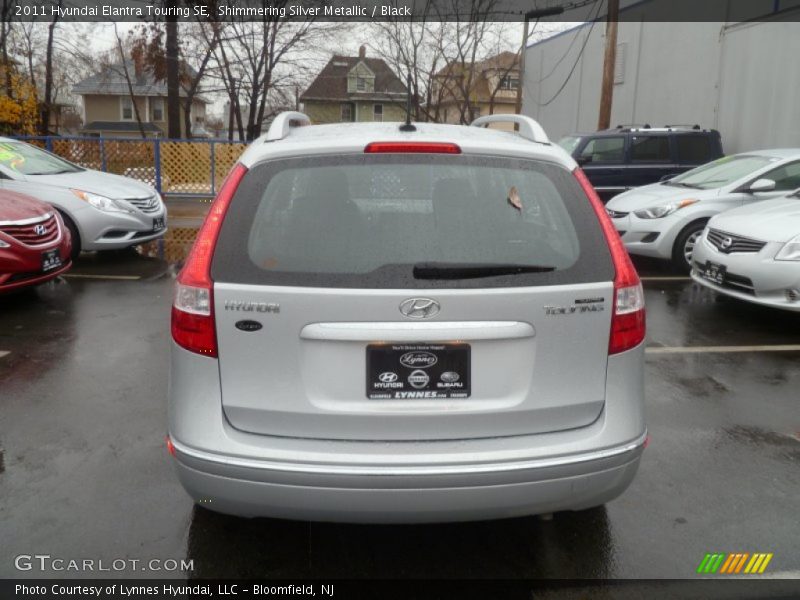 Shimmering Silver Metallic / Black 2011 Hyundai Elantra Touring SE
