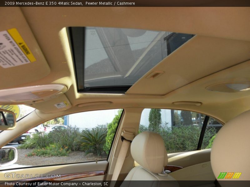 Pewter Metallic / Cashmere 2009 Mercedes-Benz E 350 4Matic Sedan