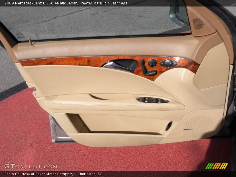 Pewter Metallic / Cashmere 2009 Mercedes-Benz E 350 4Matic Sedan