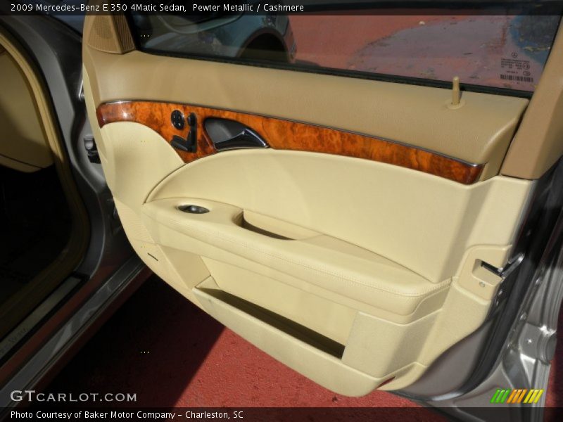 Pewter Metallic / Cashmere 2009 Mercedes-Benz E 350 4Matic Sedan