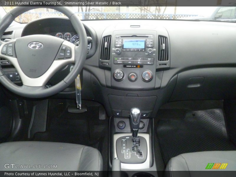 Shimmering Silver Metallic / Black 2011 Hyundai Elantra Touring SE