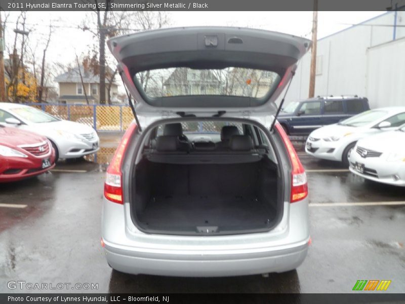Shimmering Silver Metallic / Black 2011 Hyundai Elantra Touring SE