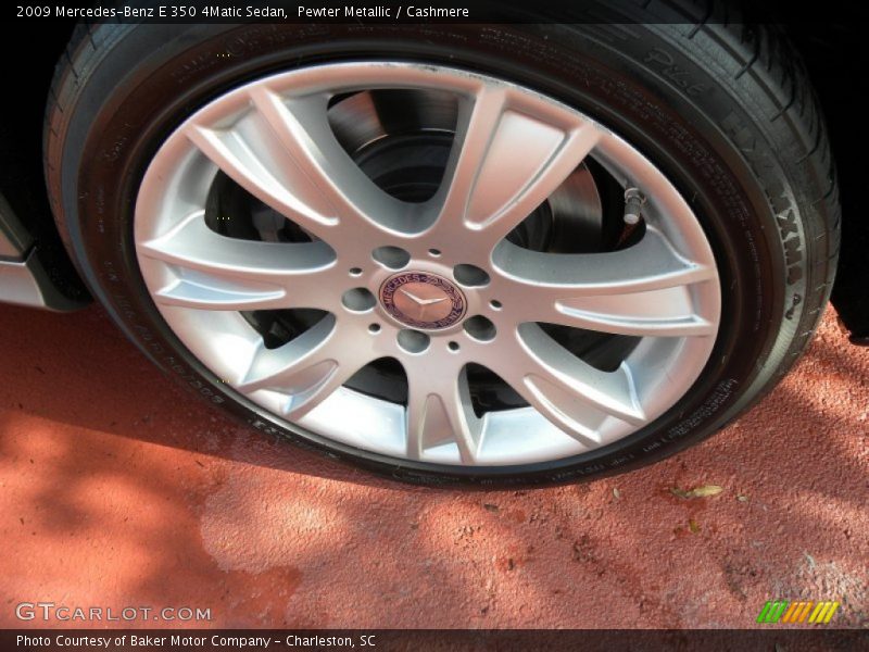 Pewter Metallic / Cashmere 2009 Mercedes-Benz E 350 4Matic Sedan