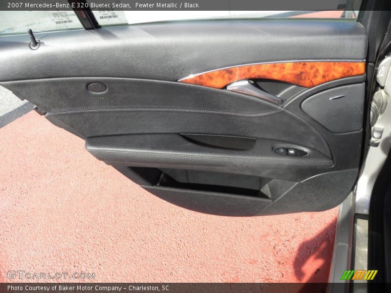Pewter Metallic / Black 2007 Mercedes-Benz E 320 Bluetec Sedan