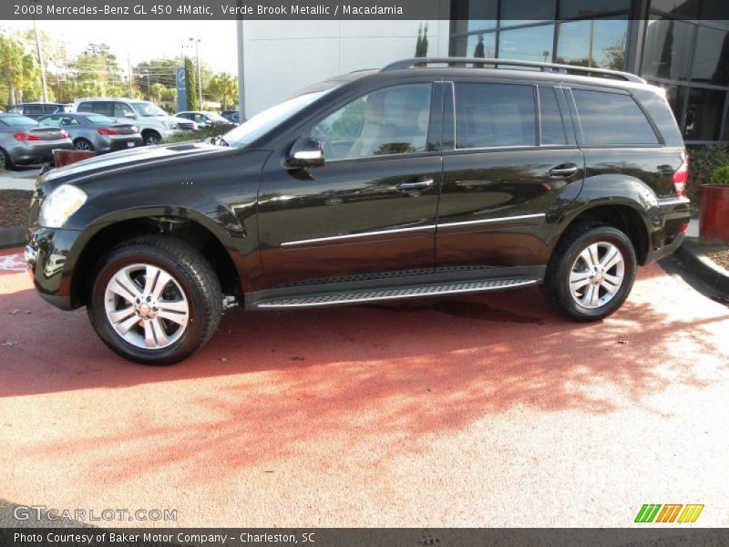 Verde Brook Metallic / Macadamia 2008 Mercedes-Benz GL 450 4Matic