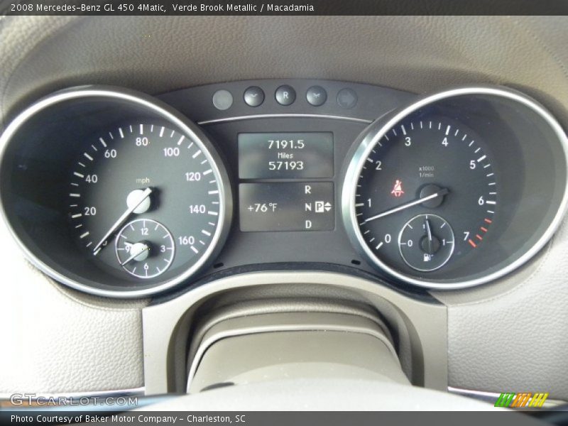 Verde Brook Metallic / Macadamia 2008 Mercedes-Benz GL 450 4Matic