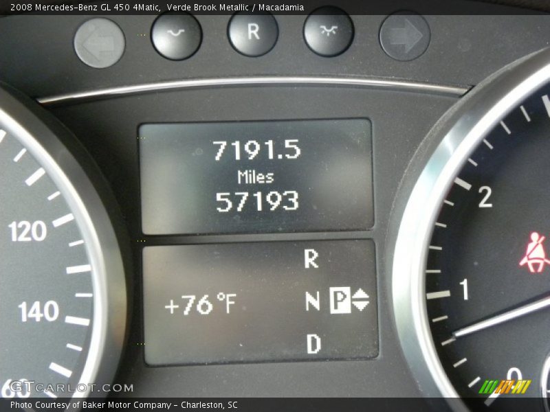 Verde Brook Metallic / Macadamia 2008 Mercedes-Benz GL 450 4Matic