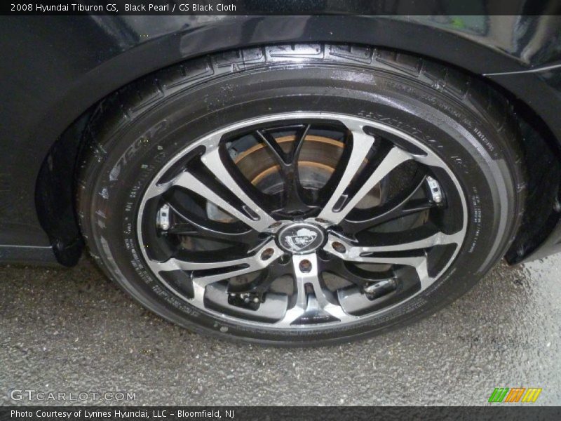 Black Pearl / GS Black Cloth 2008 Hyundai Tiburon GS