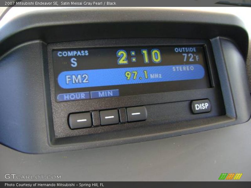 Satin Meisai Gray Pearl / Black 2007 Mitsubishi Endeavor SE