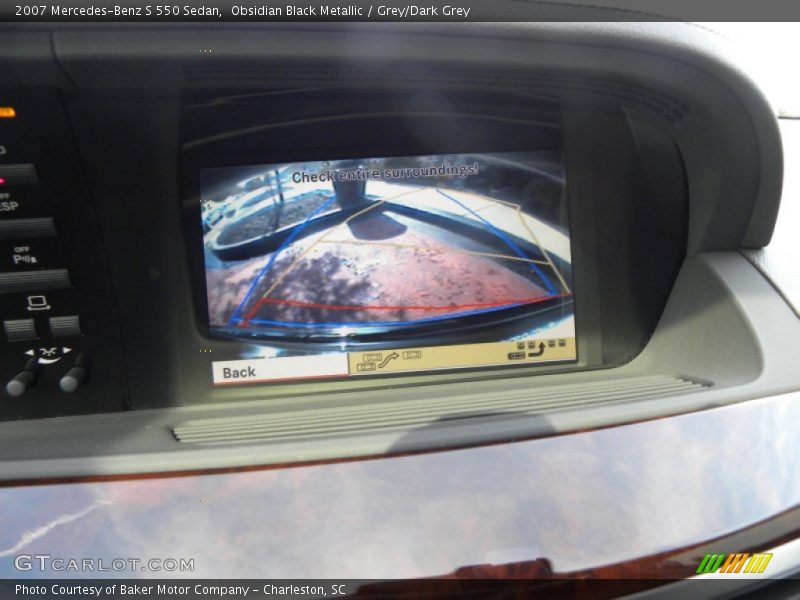 Obsidian Black Metallic / Grey/Dark Grey 2007 Mercedes-Benz S 550 Sedan