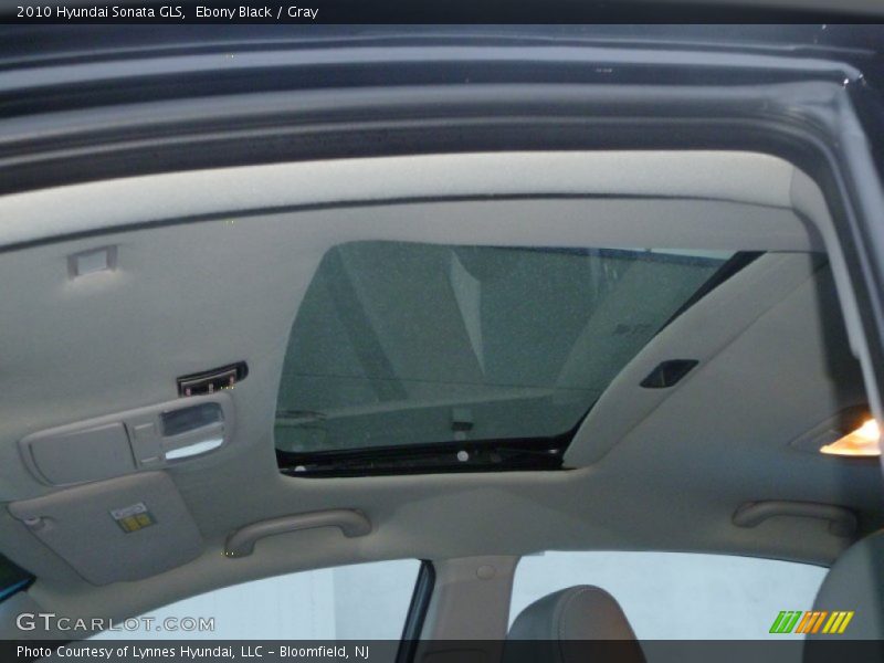 Ebony Black / Gray 2010 Hyundai Sonata GLS