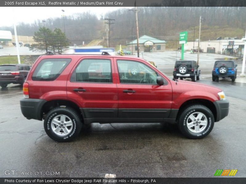 Redfire Metallic / Medium/Dark Flint Grey 2005 Ford Escape XLS