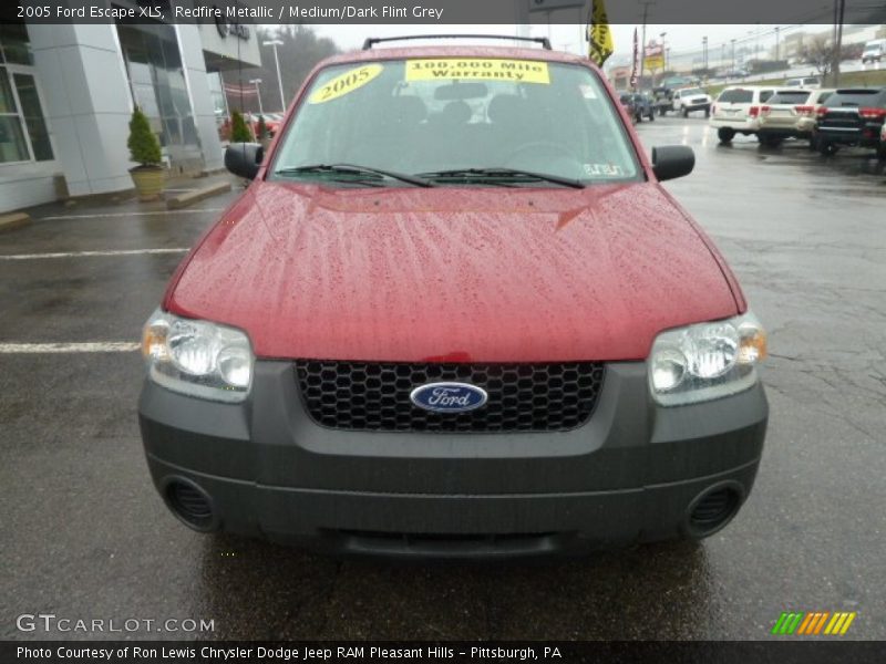 Redfire Metallic / Medium/Dark Flint Grey 2005 Ford Escape XLS