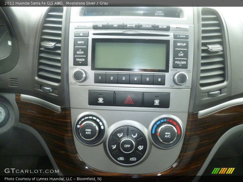 Moonstone Silver / Gray 2011 Hyundai Santa Fe GLS AWD
