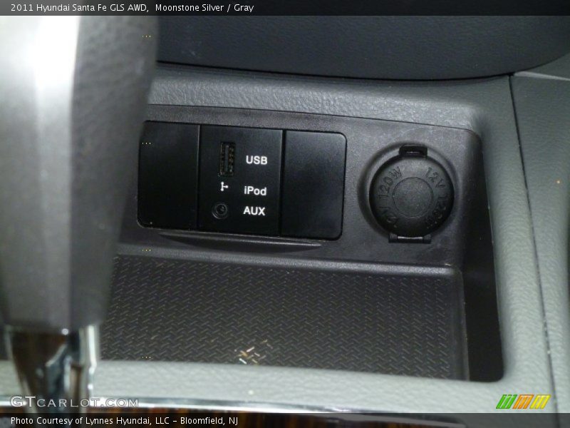 Moonstone Silver / Gray 2011 Hyundai Santa Fe GLS AWD