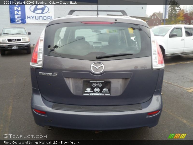 Galaxy Gray / Black 2008 Mazda MAZDA5 Touring