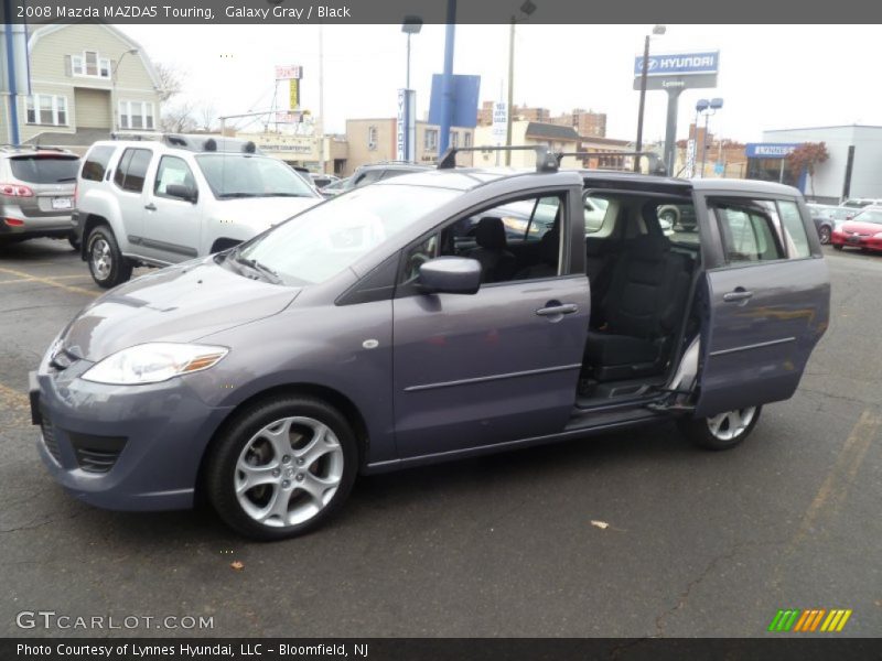 Galaxy Gray / Black 2008 Mazda MAZDA5 Touring
