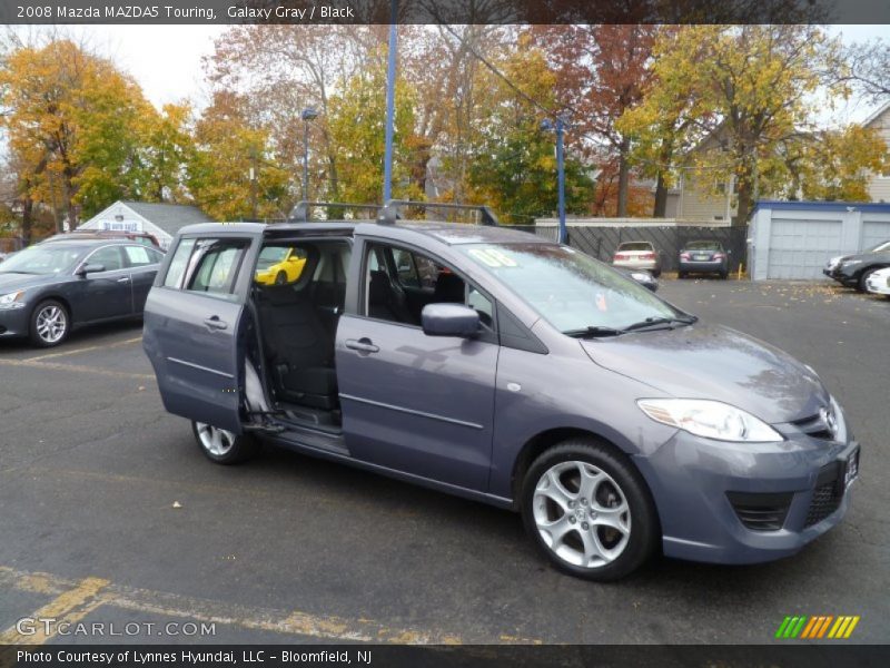 Galaxy Gray / Black 2008 Mazda MAZDA5 Touring