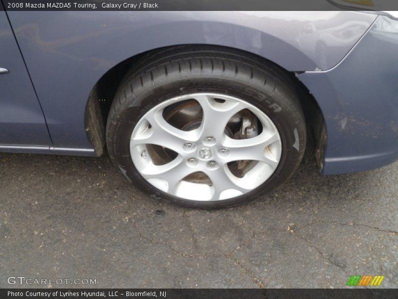 Galaxy Gray / Black 2008 Mazda MAZDA5 Touring