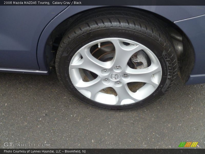 Galaxy Gray / Black 2008 Mazda MAZDA5 Touring