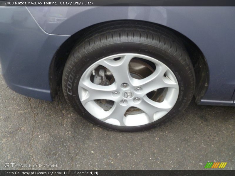 Galaxy Gray / Black 2008 Mazda MAZDA5 Touring