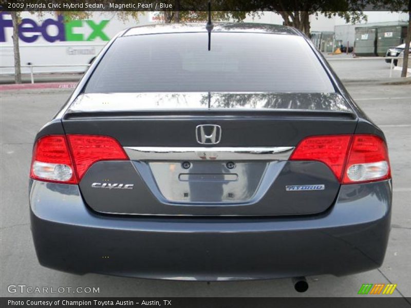 Magnetic Pearl / Blue 2009 Honda Civic Hybrid Sedan