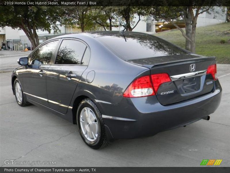 Magnetic Pearl / Blue 2009 Honda Civic Hybrid Sedan