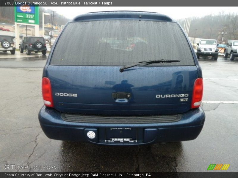 Patriot Blue Pearlcoat / Taupe 2003 Dodge Durango SLT 4x4