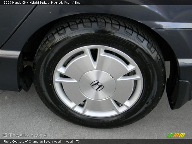 Magnetic Pearl / Blue 2009 Honda Civic Hybrid Sedan