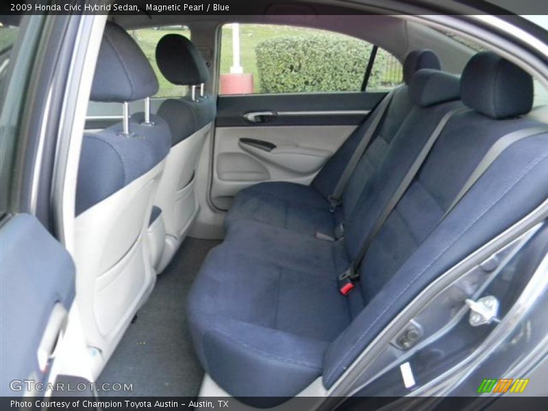Magnetic Pearl / Blue 2009 Honda Civic Hybrid Sedan
