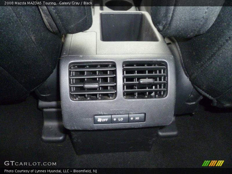 Galaxy Gray / Black 2008 Mazda MAZDA5 Touring
